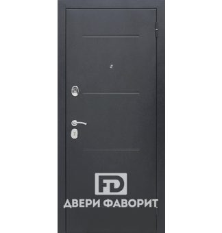 стальная дверь с терморазрывом отделана цинкогрунтом снаружи, внутри мдф
