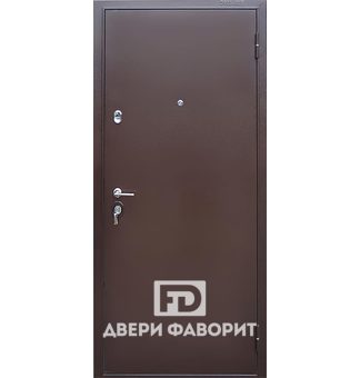 дверь в квартиру с двумя замками и раздельной ручкой